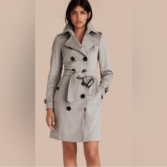 Burberry Jackets & Blazers - Burberry Gray Trench Coat